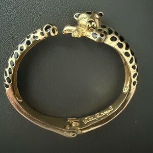 Lilly Pulitzer Gold and Black Leopard Bracelet